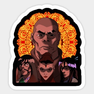 The Red Lotus Sticker